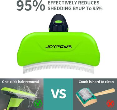 Щітка для видалення шерсті домашніх тварин: професійний інструмент для собак та котів з нержавіючої сталі (великий)