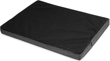 Матрац для собак BOUTIQUE ZOO XL 120x100x6 см, лежак з кодурою, сірий, для великих і малих порід, елегантний, легко прати