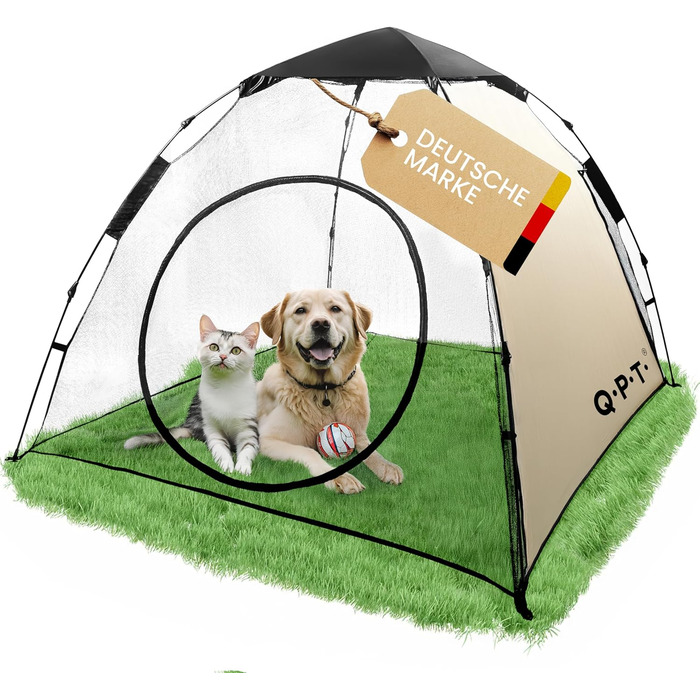 Набір для вигулу цуценят/котів на вулиці, великий вольєр для собак та котів, розкладний вольєр з міцної сітки, знімний сонцезахист, система Pop-up