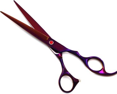 Набір професійних ножиць для грумінгу собак 6CR Edelstahl, набір для догляду за тваринами, ножиці для собак та котів (фіолетовий)