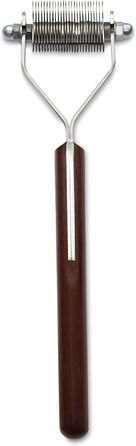 Інструмент для видалення підшерстка Mars Coat King Original для собак та котів, нержавіюча сталь з дерев'яною ручкою, Німеччина, 16/26 лез, для маленьких та середніх порід