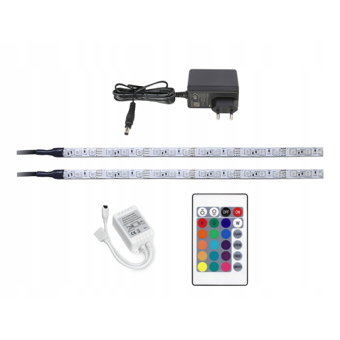 LED-освітлення для акваріума: лампа для Малаві, 16 кольорів, 2x110 см, IP68, RGB