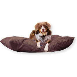 Лежак для великих собак 4L Textil ZOE, корд, знімний чохол, 120x100 см, коричневий