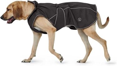 Собачий дощовик HUNTER UPPSALA Softshell чорний, водонепроникний, вітрозахисний, спортивний дизайн, флісовий підклад, регульований, з відбивачами, розмір 50