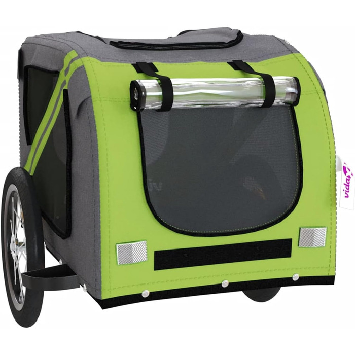 Причіп для велосипеда Gecheer для собак, оксфордська тканина та сталевий каркас, комфортний та міцний причіп для велосипеда для велопрогулянок та подорожей