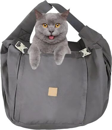 Сумка-переноска для собак – стильна сумочка з дихаючої тканини, регульований ремінь, зручна підставка, великий об'єм, м'яка підтримка | Для прогулянок