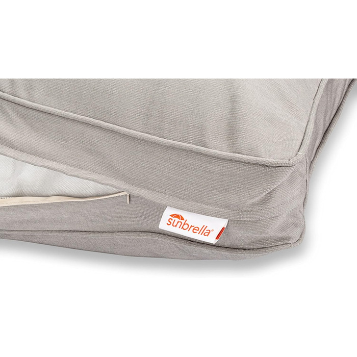 Двостороння лежанка для собак та котів Sunbrella, XL, поліестер, знімний водонепроникний чохол, для дому та вулиці