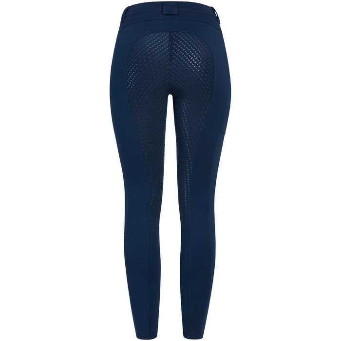 Зимові жіночі рейтузи Riders Choice з флісу та силіконовим повним обтягом - колекція RidersDeal для вершників, колір Navy, розмір 40