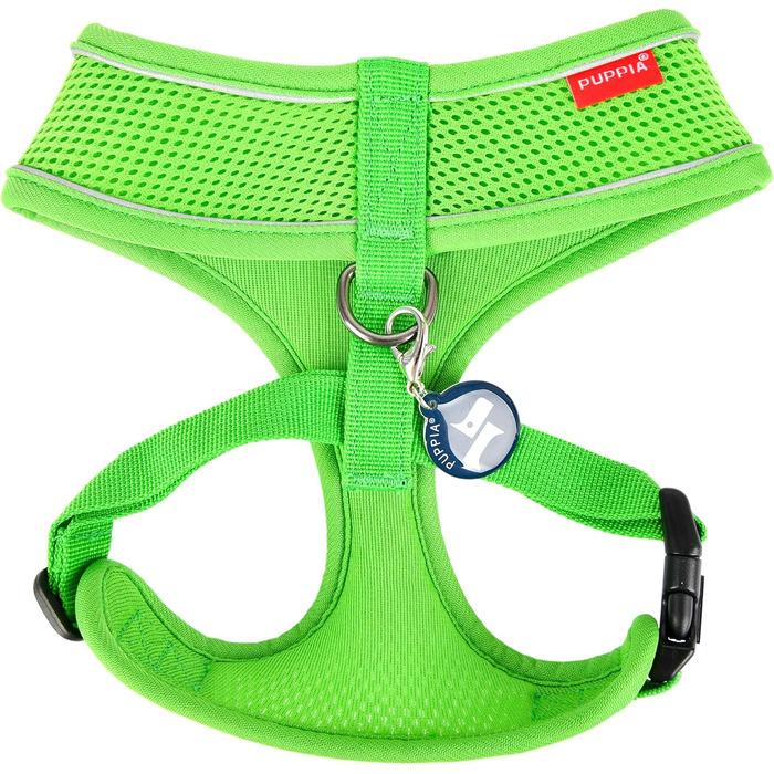 М'яка шлейка для собак Soft Harness Pro, зелена, розмір M