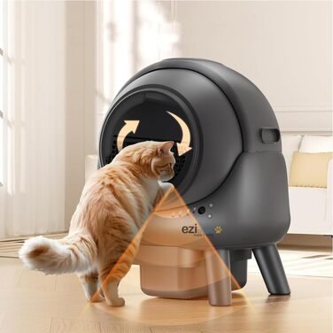 Розумний автоматичний лоток для котів eziclean® CATBOT K6i - самоочищуючийся, підключений до інтернету