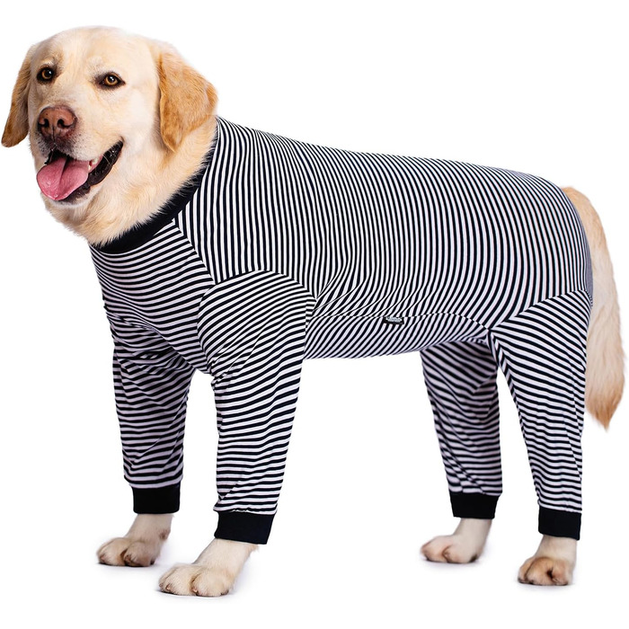 Тіло для собак після операції: захисний одяг для великих та середніх собак (2XL, темно-синій)