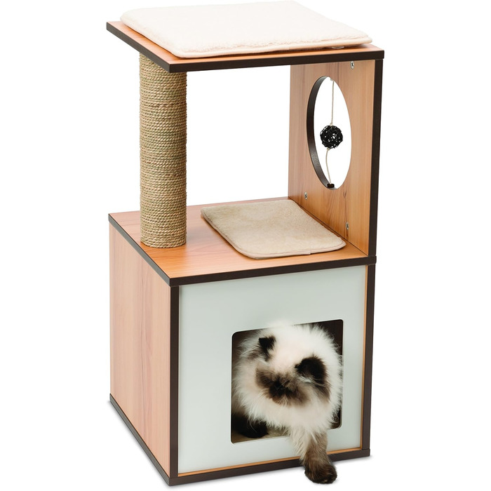 VESPER 52075 Меблі для котів Box, малі, горіх
