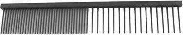 Грумінг-гребінець GROOM PROFESSIONAL Anti-Statik 20 см (двостороння) - для собак, чорний - з тефлоновим покриттям