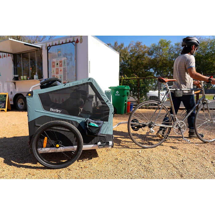 Фahrradanhänger Bark Ranger для дорослих Burley – унісекс, чорний/синій