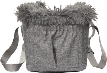 Підлокітник для собак у авто | Універсальний, миючий, зносостійкий, для середніх собак | Підходить для центральної консолі, переднього сидіння, пасажирського сидіння, заднього сидіння | Сумка для собак, для маленьких собак | Колір: сірий