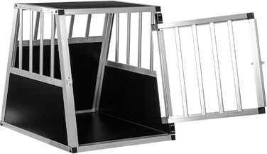 Кія для собак з похилою передньою та задньою стінкою 75° - вибір розміру, M, 54×69×60 см