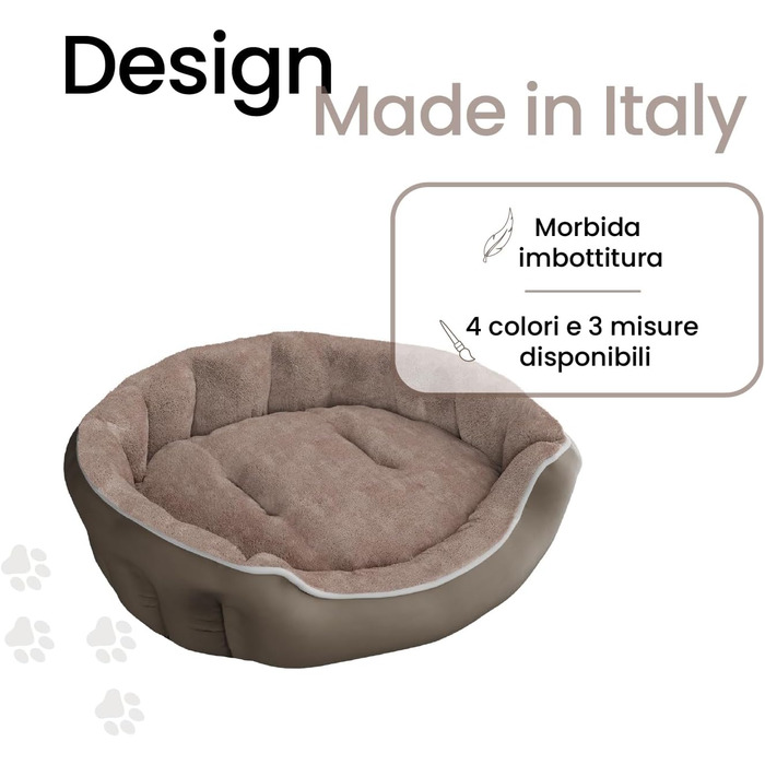 Бет для собак та котів Sogni E Capricci, бежевий, 48 x 42 x 16 см