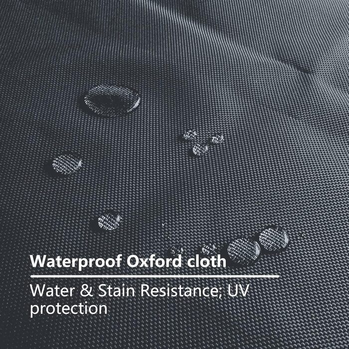 Чохол для лежака для собак ANANMEI 112×81×10 см, водонепроникний 600D Oxford, з блискавкою та ручкою, сірий, знімний, праний