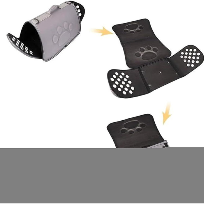 Трансформер для котів, переноска для тварин з регульованим ременем, сіра, M - для подорожей, прогулянок, відпочинку та відвідування ветеринара