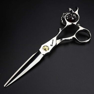 Професійні ножиці для грумінгу собак та котів Fellschere 6/6.5/7,5 Zoll (2 шт. по 6 дюймів та 2 шт. по 5,5 дюймів) з нержавіючої сталі