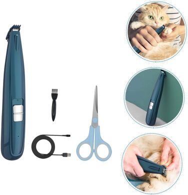 Триммер для догляду за подушечками лап собак BESPORTBLE - безшумний електричний інструмент для грумінгу з керамічними лезами для собак та котів