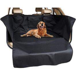 Захист для багажника автомобіля для собак, універсальний, водовідштовхувальний, 185x105x37 см, чорний