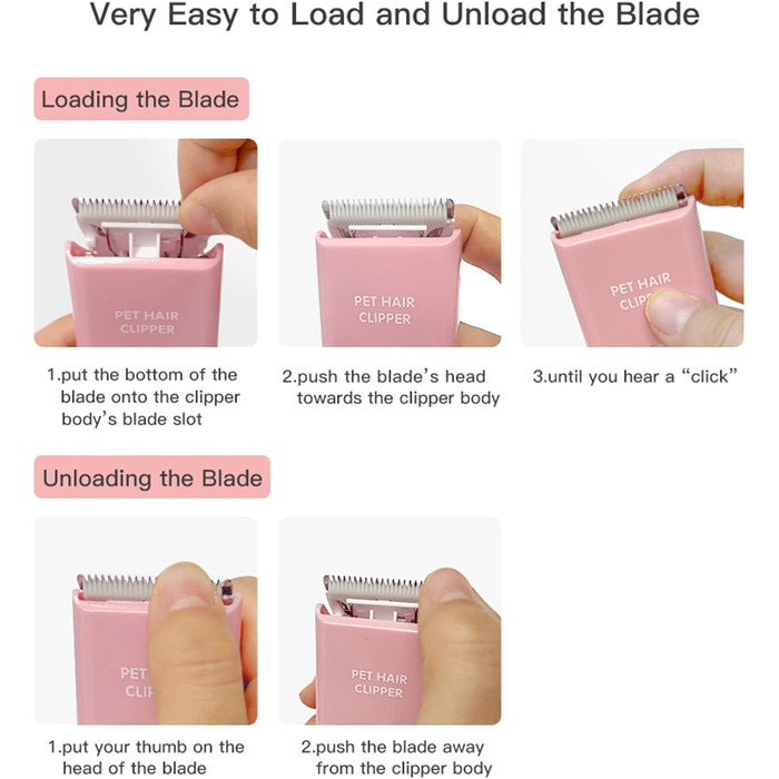 Професійна машинка для стрижки собак та котів, акумуляторна, бездротова, набір лез (3 шт.), стандарт