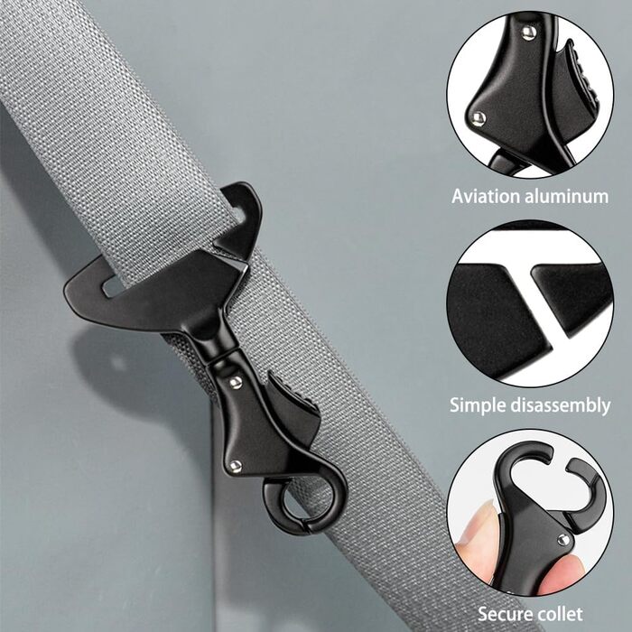 Затискач для собак, автомобільний ремінь безпеки для собак, затискач-замок, кріплення для собак до ременя безпеки