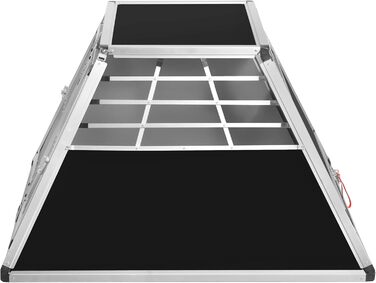 Транспортний бокс для собак Transportbox N52, алюмінієвий, 110x107x67 см з перегородкою та аварійним виходом