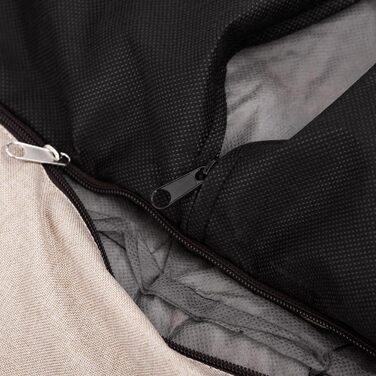 Ліжко для собак DOGGY, XXL, 106 x 80 см, бежеве, екологічне полотно