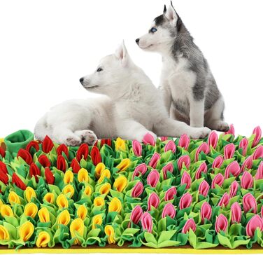 Мат для носової роботи для собак MHTTEC, килимок для пошуку, годівниця для повільного годування, 75 x 50 см, 1 шт.