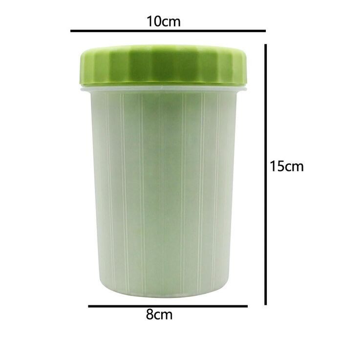 Силіконовий очищувач лап для собак, щітка для миття лап, видалення бруду та сміття, для великих собак, 1 шт.