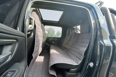 Tierlando® Автоковдра з бавовни XXL для пікапів та SUV, 240x170 см, сірий графіт
