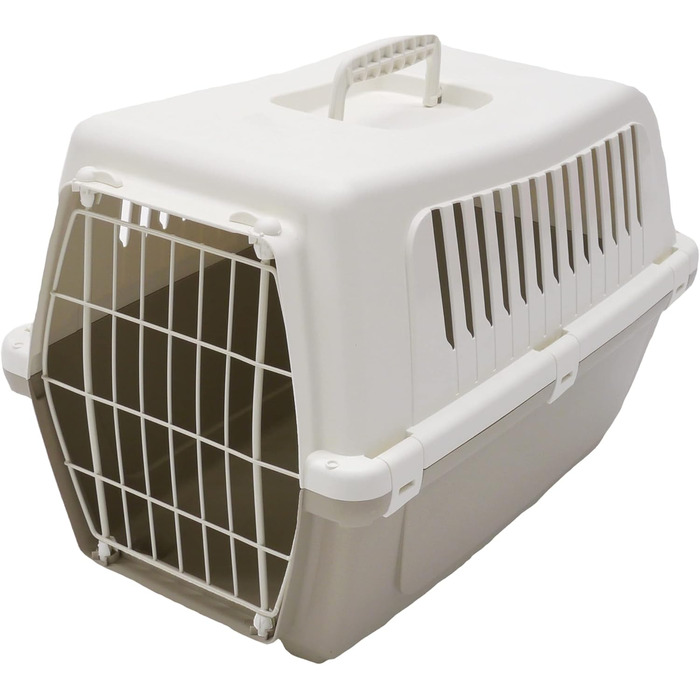 Транспортна переноска для котів та домашніх тварин MP BERGAMO Vision Classic, 50 см, Mokka (L 47 x B 32 x H 33 см)