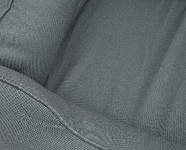 Ортопедичне водовідштовхувальне собаче ліжко Knuffelwuff Leon з велюру, ручної роботи, розмір M-L, 85 x 63 см. Знімний чохол, можна прати, підходить для великих, середніх та маленьких собак (Petrol, L 120 x B 85 x H 25 см)