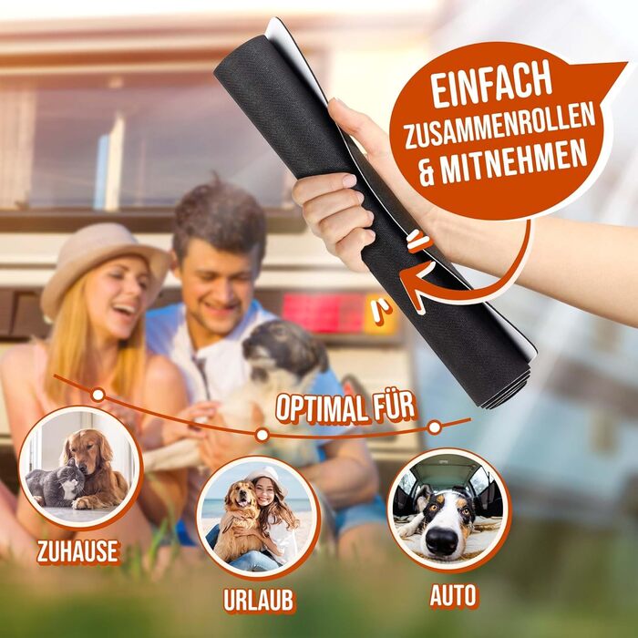 Персоналізована килимок для годування домашніх тварин з ім'ям та фото - Royal - 80 x 40 см, миючий, протиковзкий