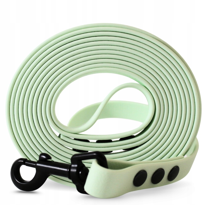 Повідець для собак (малих та великих порід) 15м, водонепроникний, міцний, довгий, м'ятний