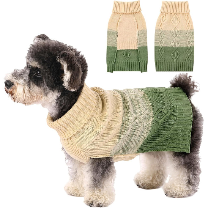 Теплий пуховик для собак ASENKU, великий розмір, зелений: для німецьких та середніх собак, осінь/зима, теплий, з коміром, для собак та котів