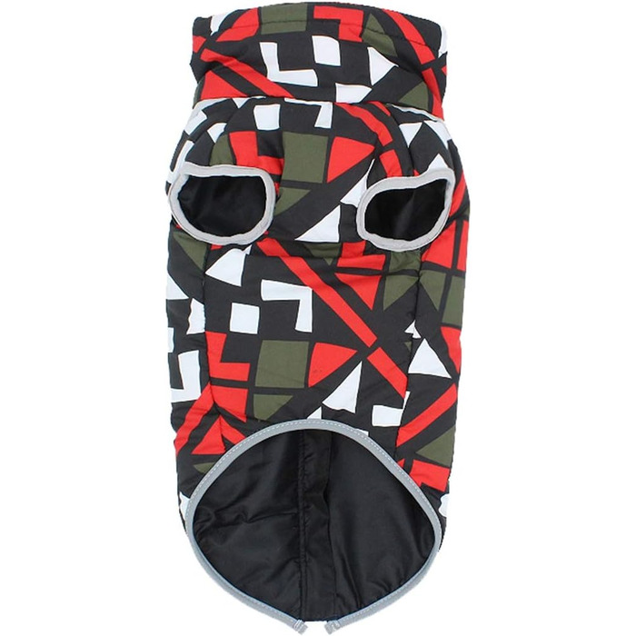 Зимовий теплий одяг для собак - куртка з бавовни, для маленьких, середніх та великих собак (5XL, зелена)