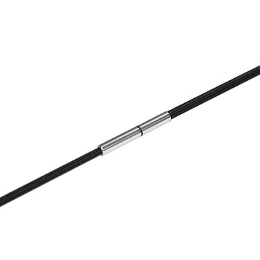 Пфіфф 103104 Двостороння льонжна бандаж, бандаж з дугою, серцевина з фібергласу, неслизька ручка | Чорний 180 см