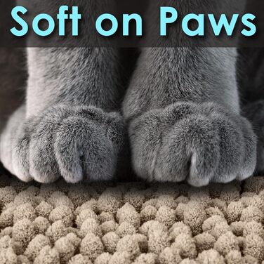 Килимок для котячого туалету CatGuru XXL, водонепроникний, протиковзкий, машинне прання, сірий, для котячого наповнювача