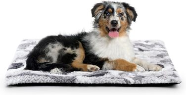 Тепла ковдра для котів та собак, самонагріваюча килимок-ковдра, 75x50 см, сірий
