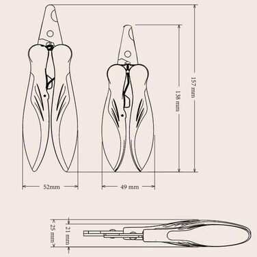 Професійна ножиця для грумінгу собак та котів: безпечна та зручна для маленьких порід, цуценят та кроликів (сірий)