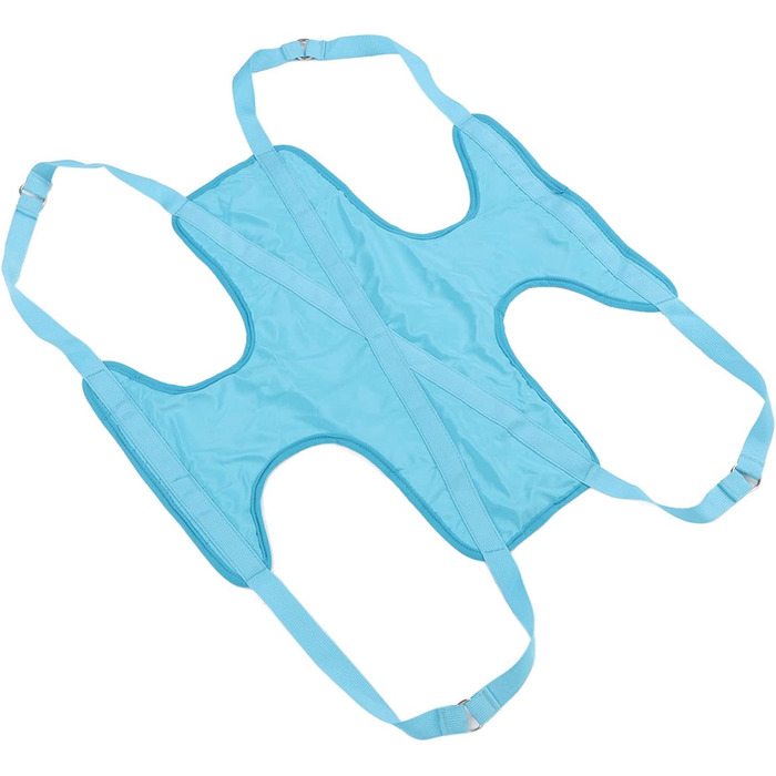 Гамак для домашніх тварин OKOVO, дихаючий, запобігає натиранню, регульовані ремені, шлейка для маленьких тварин (L), блакитний