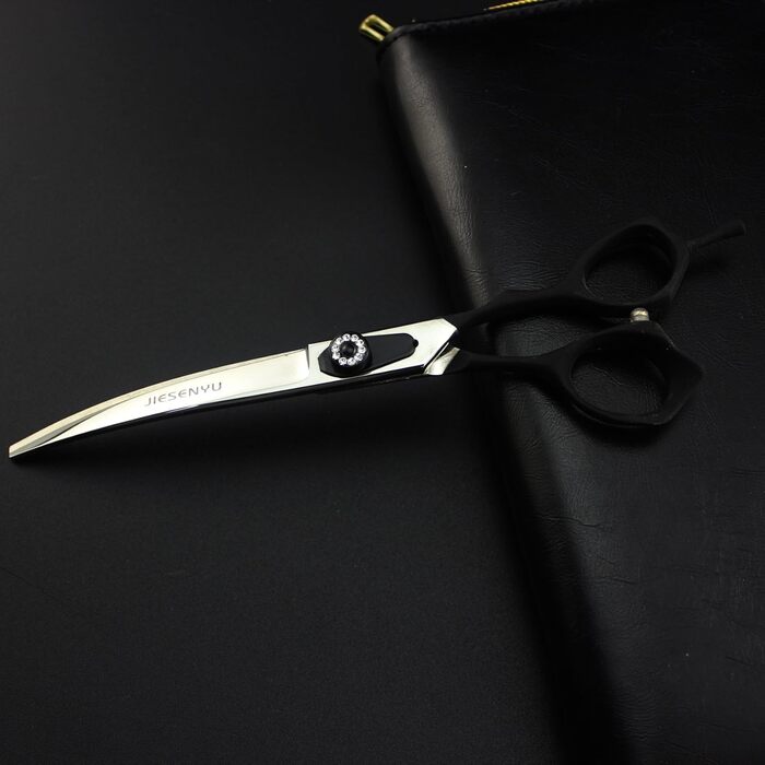 Набір професійних ножиць для грумінгу собак JIESENYU (6 дюймів) - 4 шт. (прямі, вигнуті, фінішні)