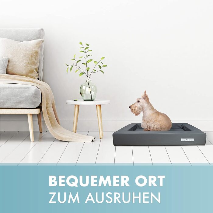 Крісло-лежанка для собак, лежанка для собак, м'яке крісло-лежанка для собак, розмір M, 90 x 70 см, білий