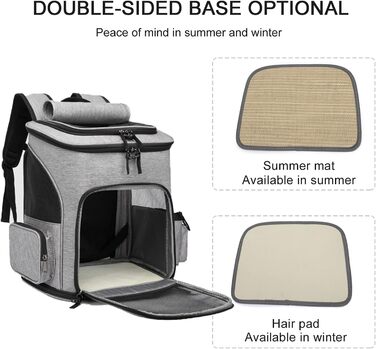 Рюкзак для собак, дихаючий, складаний, переноска для тварин, рюкзак-переноска для собак та котів