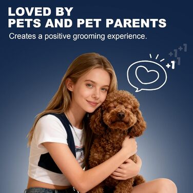 Двостороння щітка Slicker для собак: пуделів, голдендудлів, лабрадудлів та лабрадорів. Ідеальна для догляду за шерстю.