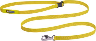 Повідок для собак Ruffwear Flagline 2-в-1, легкий і міцний, для бігу, на руку чи талію, із сумкою для зберігання та Crux-Clip, зелений, універсальний розмір