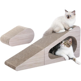 PAWZ Road Когтеточка для великих котів 31×19×71 см, картонна, ігровий комплекс для заточування кігтів та сну